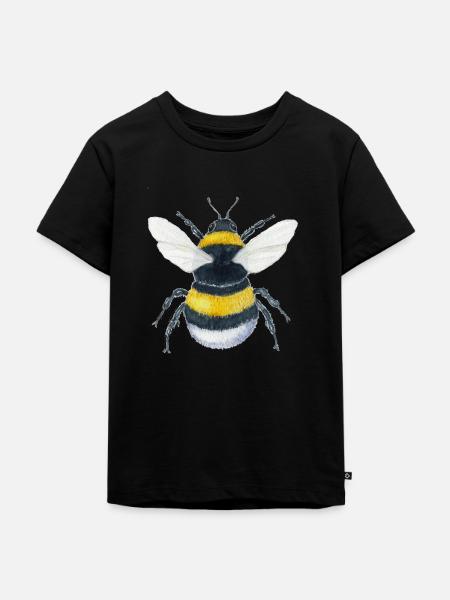 Hummel Brumbasse - Kinder Premium Bio T-Shirt - Schwarz