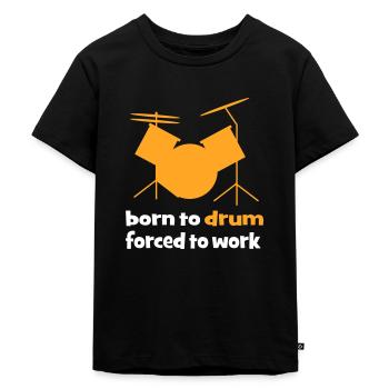 Percussion - T-shirt Premium bio Enfant - noir - Devant - Mikhail (115cm)