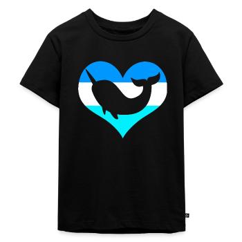 Narval - T-shirt Premium bio Enfant - noir - Devant - Mikhail (115cm)