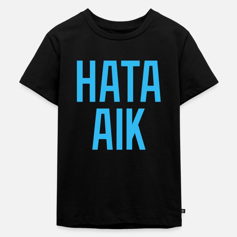 Hass - Kinder Premium Bio T-Shirt - Schwarz