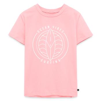 Surfing Surfboard Surfer Gift Idea - Kids Premium Organic T-Shirt - rose - Front - AI Model Kid Female (0cm)