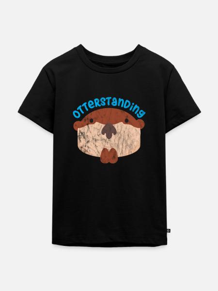 Tierische Wortspiele - Kinder Premium Bio T-Shirt - Schwarz