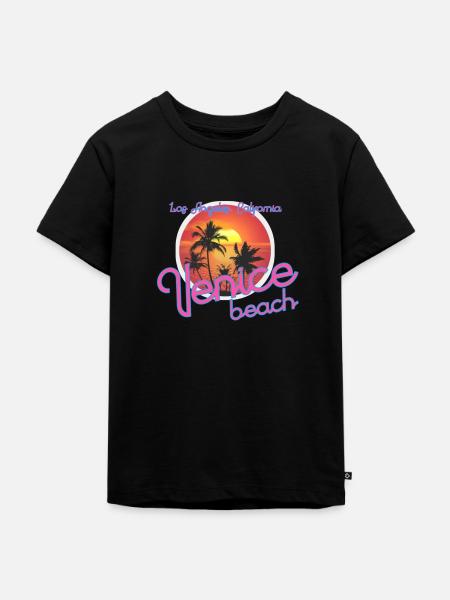 Venedig - Kinder Premium Bio T-Shirt - Schwarz