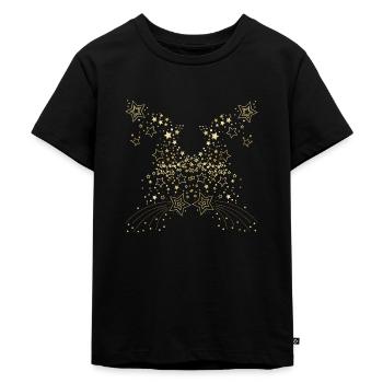 Star showers - Kids Premium Organic T-Shirt - black - Front - Mikhail (115cm)