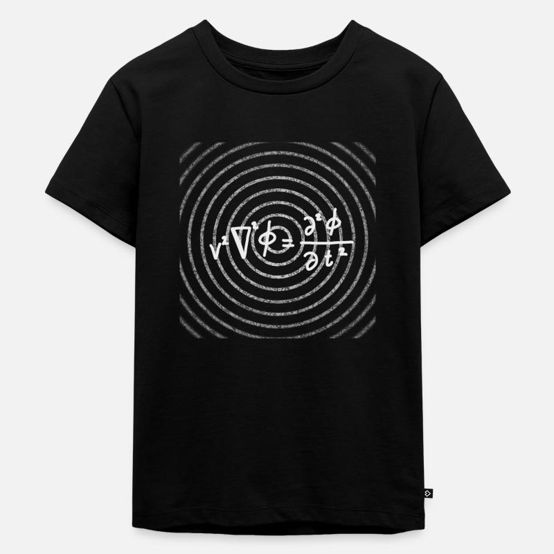 Differentialwellengleichung - Kinder Premium Bio T-Shirt - Schwarz