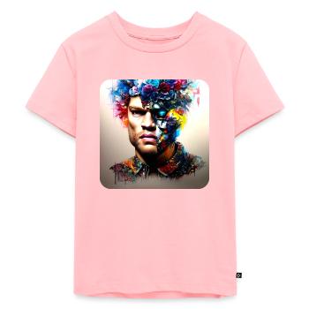Son roulement profond - T-shirt Premium bio Enfant - rose - Devant - AI Model Kid Female (0cm)