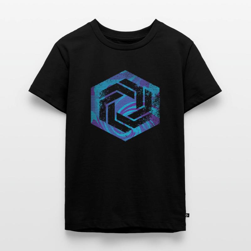 Codage géométrique du programmeur de programmation hexagonale T-shirt Premium bio Enfant