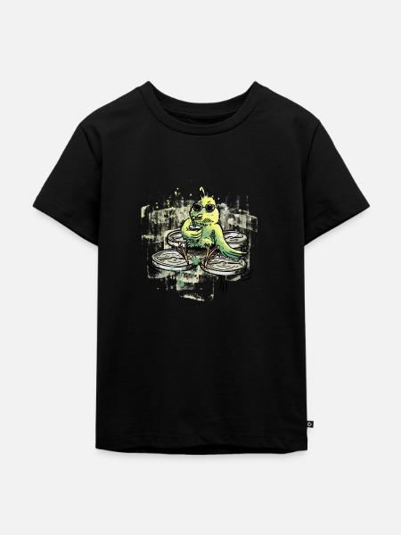 Drone de couleur d’oiseau - T-shirt Premium bio Enfant - noir