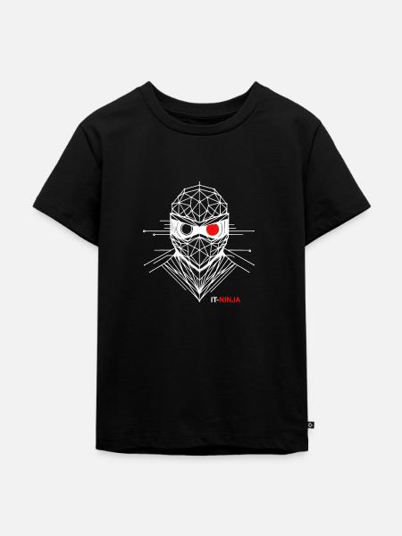 IT-Ninja by afe-IT - Kinder Premium Bio T-Shirt - Schwarz