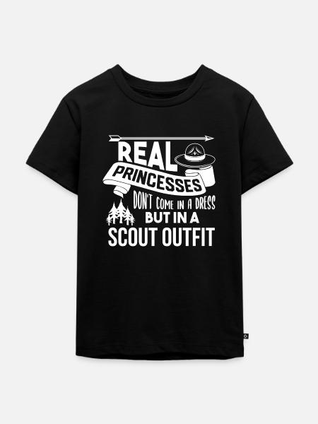Pfadfinder Camping Pfadfinder Geschenk - Premium økologisk T-shirt til børn - sort