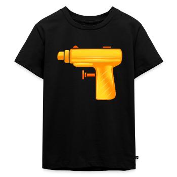 Pistolet à eau - T-shirt Premium bio Enfant - noir - Devant - Mikhail (115cm)