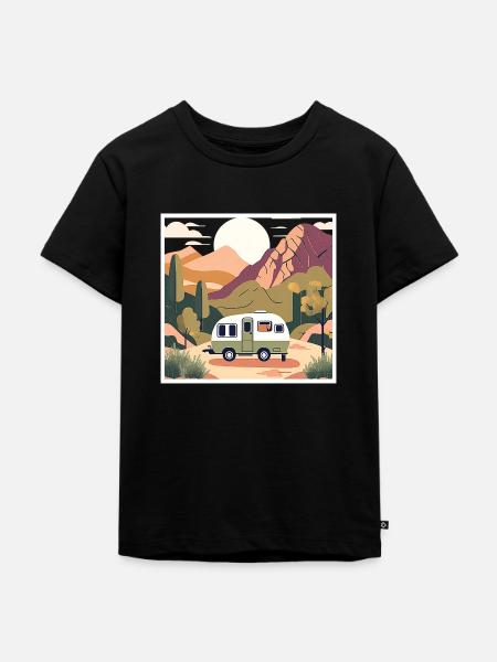 Rosa's Paradise - Kinder Premium Bio T-Shirt - Schwarz