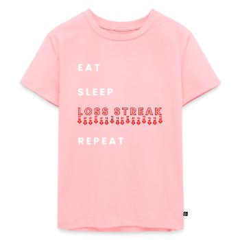 Manger la série de perte de sommeil répéter - T-shirt Premium bio Enfant - rose - Devant - AI Model Kid Female (0cm)