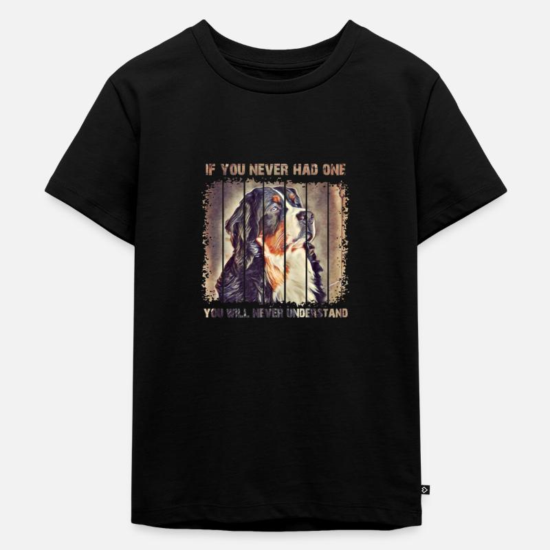 Bouvier bernois - T-shirt Premium bio Enfant - noir