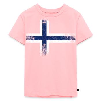 Chemise vintage Cool Norway - T-shirt Premium bio Enfant - rose - Devant - AI Model Kid Female (0cm)