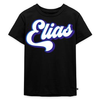Elijah | Colors changeable - Kids Premium Organic T-Shirt - black - Front - Mikhail (115cm)