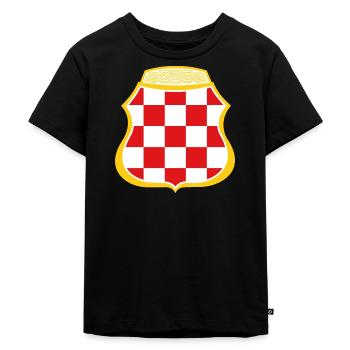 Hecegovina Herceg Bosna Croatia Hrvatska Imotski - Kids Premium Organic T-Shirt - black - Front - Mikhail (115cm)