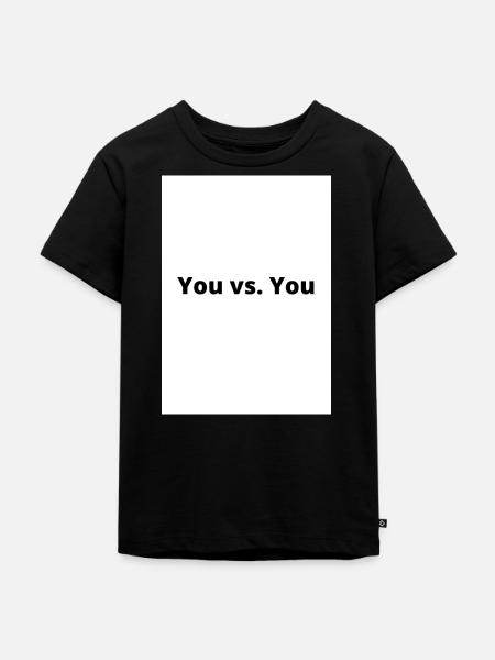 You vs. You - Kinder Premium Bio T-Shirt - Schwarz