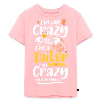 Nähen Anzug - Kinder Premium Bio T-Shirt - Rosa - Vorne - AI Model Kid Female (0cm)