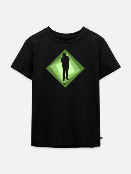 Chip Putting - Kinder Premium Bio T-Shirt - Schwarz