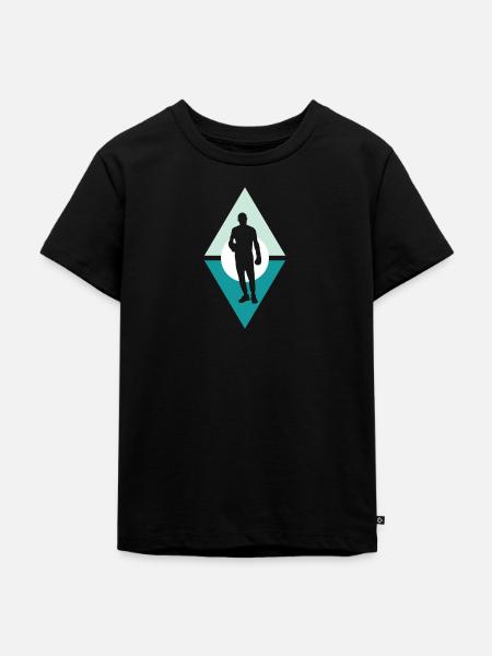 Boxen Boxhandschuhe Boxkampf - Kinder Premium Bio T-Shirt - Schwarz