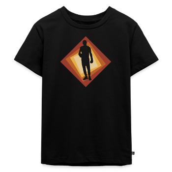Uppercut Boxing Gloves - Kids Premium Organic T-Shirt - black - Front - Mikhail (115cm)