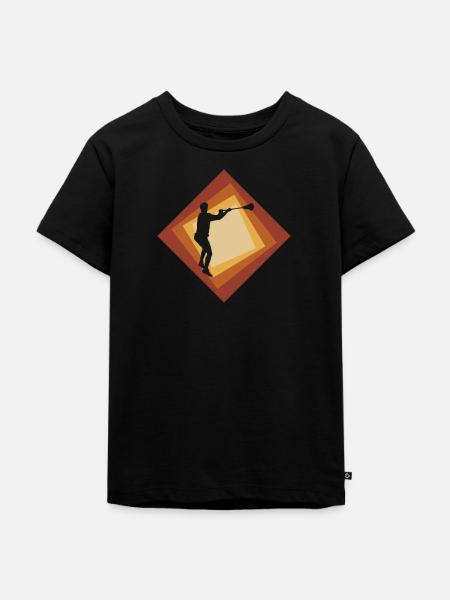 Intercrosse field Intercrosse - Kinder Premium Bio T-Shirt - Schwarz