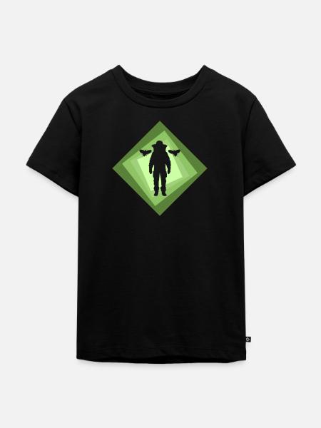Imker Beekeeping Wabe - Kinder Premium Bio T-Shirt - Schwarz