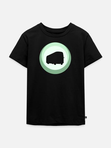 Bus Bus Busfahren - Kinder Premium Bio T-Shirt - Schwarz