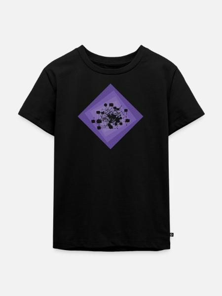Crypto Bitcoin Kryptowährung - Kinder Premium Bio T-Shirt - Schwarz