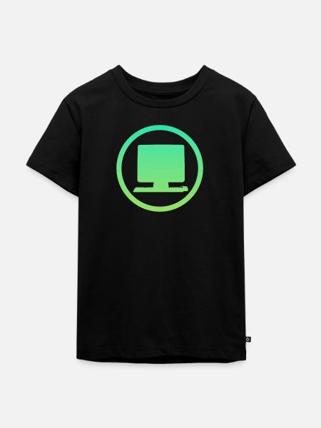 Computer Online Online - Kinder Premium Bio T-Shirt - Schwarz