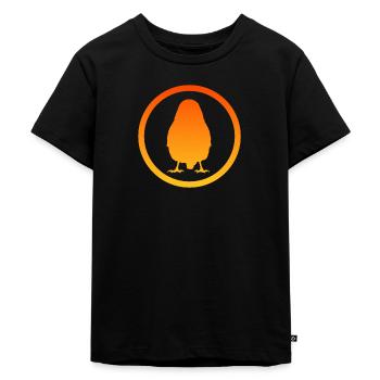 Oiseau Oiseau Illustration Oiseau - T-shirt Premium bio Enfant - noir - Devant - Mikhail (115cm)