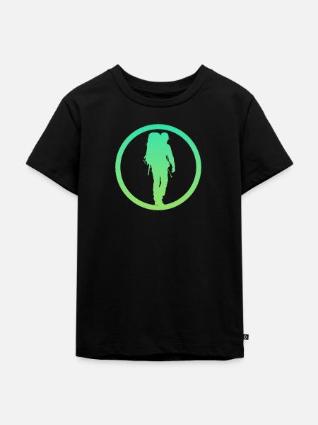 Backpacking Wanderung Backpacking - Kinder Premium Bio T-Shirt - Schwarz