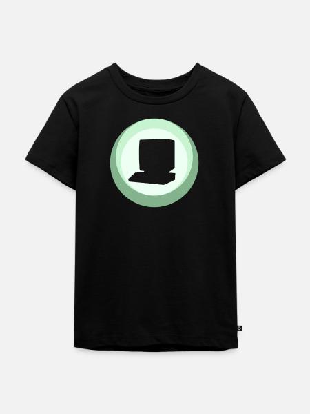 Computer Nerd Gamer - Kinder Premium Bio T-Shirt - Schwarz