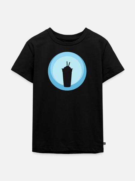 Tee Tee Bubble Tea - Kinder Premium Bio T-Shirt - Schwarz