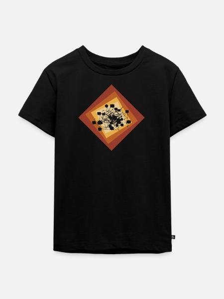 Crypto Bitcoin Crypto - Kinder Premium Bio T-Shirt - Schwarz