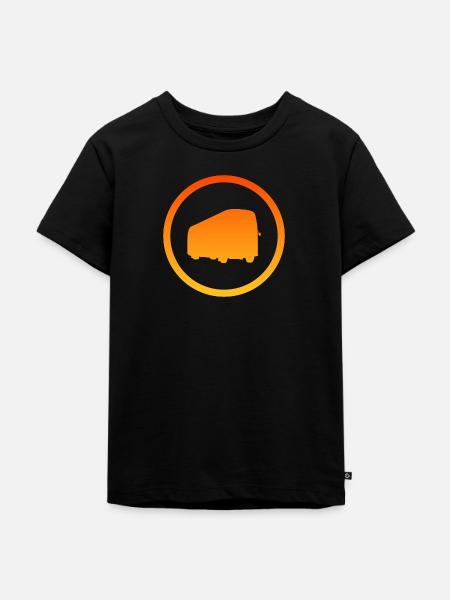 Bus Transport Öffentliche Verkehrsmittel - Kinder Premium Bio T-Shirt - Schwarz