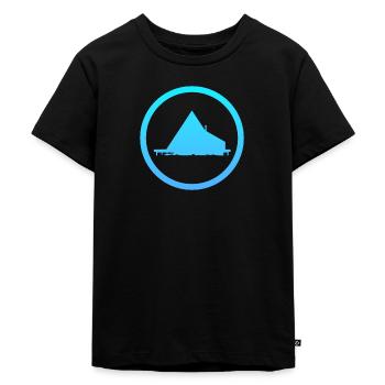 Camping Modern Naturliebhaber - Kinder Premium Bio T-Shirt - Schwarz - Vorne - Mikhail (115cm)