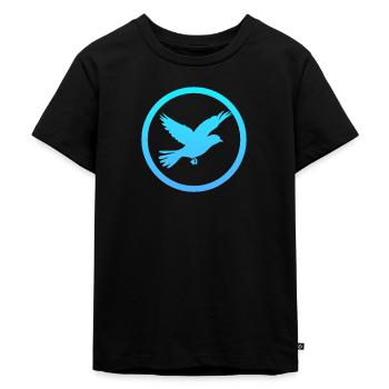 Voler, Voler, Oiseau - T-shirt Premium bio Enfant - noir - Devant - Mikhail (115cm)