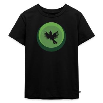 Calopsitte Oiseau Calopsitte - T-shirt Premium bio Enfant - noir - Devant - Mikhail (115cm)