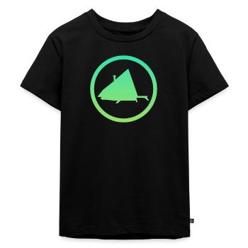 Camping Glamping Moderne - T-shirt Premium bio Enfant - noir - Devant - Mikhail (115cm)