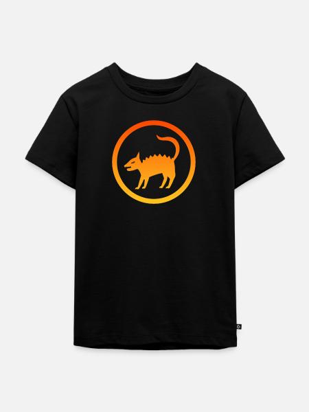 Kryptozoologie Fabel Fabeltier - Kinder Premium Bio T-Shirt - Schwarz