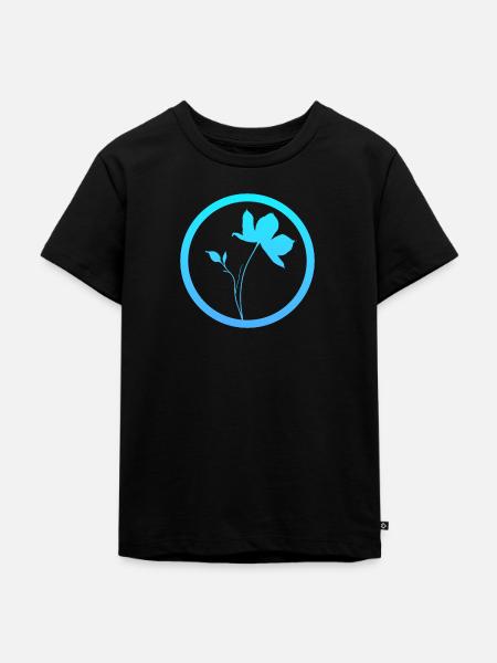 Botanisch Gartenbau Botanisch - Kinder Premium Bio T-Shirt - Schwarz