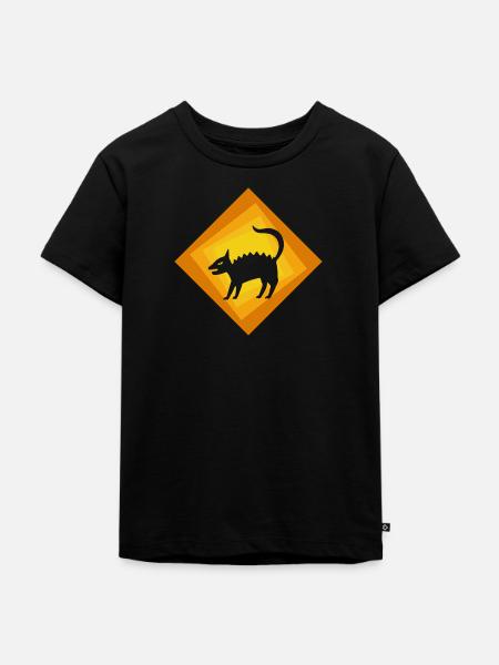 Kryptozoologie Mythisch Mythisch - Kinder Premium Bio T-Shirt - Schwarz