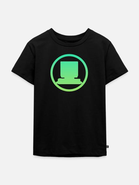 Computerarbeit Computer Gamer - Kinder Premium Bio T-Shirt - Schwarz