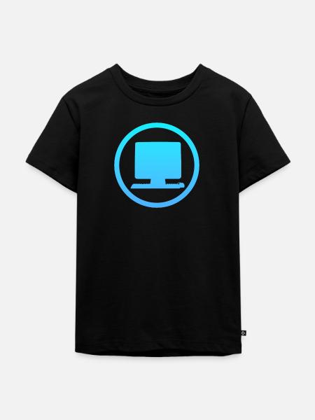Computer Online Tech - Kinder Premium Bio T-Shirt - Schwarz
