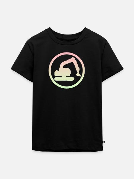 Baggerfahrer Baggerfahrer Baggerfahrerin - Kinder Premium Bio T-Shirt - Schwarz