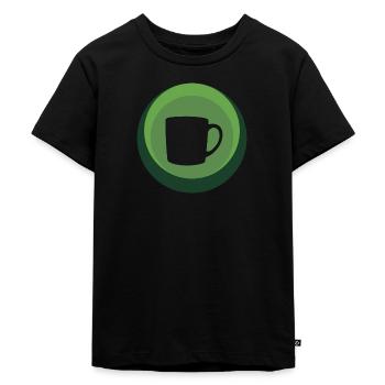 Café Caféine Café - T-shirt Premium bio Enfant - noir - Devant - Mikhail (115cm)