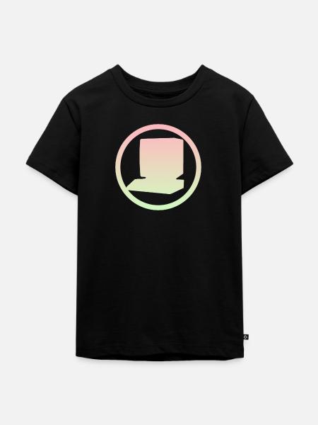 Computerarbeit Computer Nerd - Kinder Premium Bio T-Shirt - Schwarz