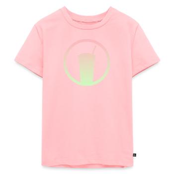 Bubble Boba Tea - Kids Premium Organic T-Shirt - rose - Front - AI Model Kid Female (0cm)